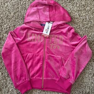 Limited Too Sparkling Pink Kids Hoodie